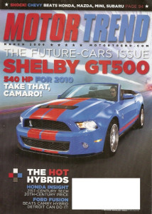 MOTOR TREND 2009 MAR - LENO's JAG, MINI SHOOTOUT, FUTURE CARS, TOYOTA iQ